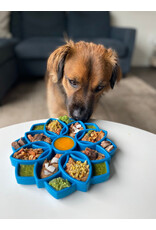 SodaPup eTray Feeder - Mandala - Blue