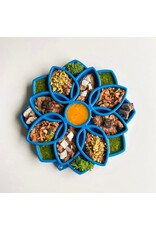 SodaPup eTray Feeder - Mandala - Blue