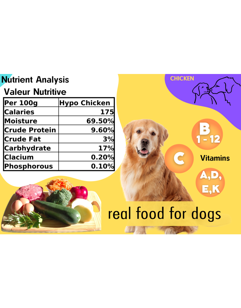 Dogs We Love Hypoallergenic Chicken Meatloaf