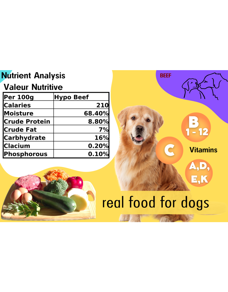 Dogs We Love Hypoallergenic Beef Meatloaf
