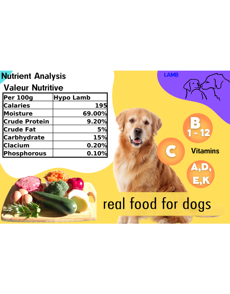 Dogs We Love Hypoallergenic Lamb Meatloaf