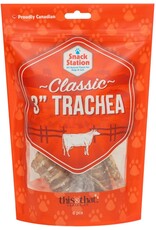 This & That 3" Beef Trachea Bagged 6 Pack