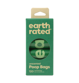 Earth Rated Poop Bag Box 120ct (15 Bags x 8 Rolls)