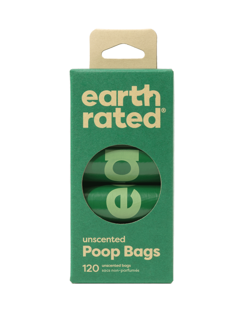 Earth Rated Poop Bag Box 120ct (15 Bags x 8 Rolls)