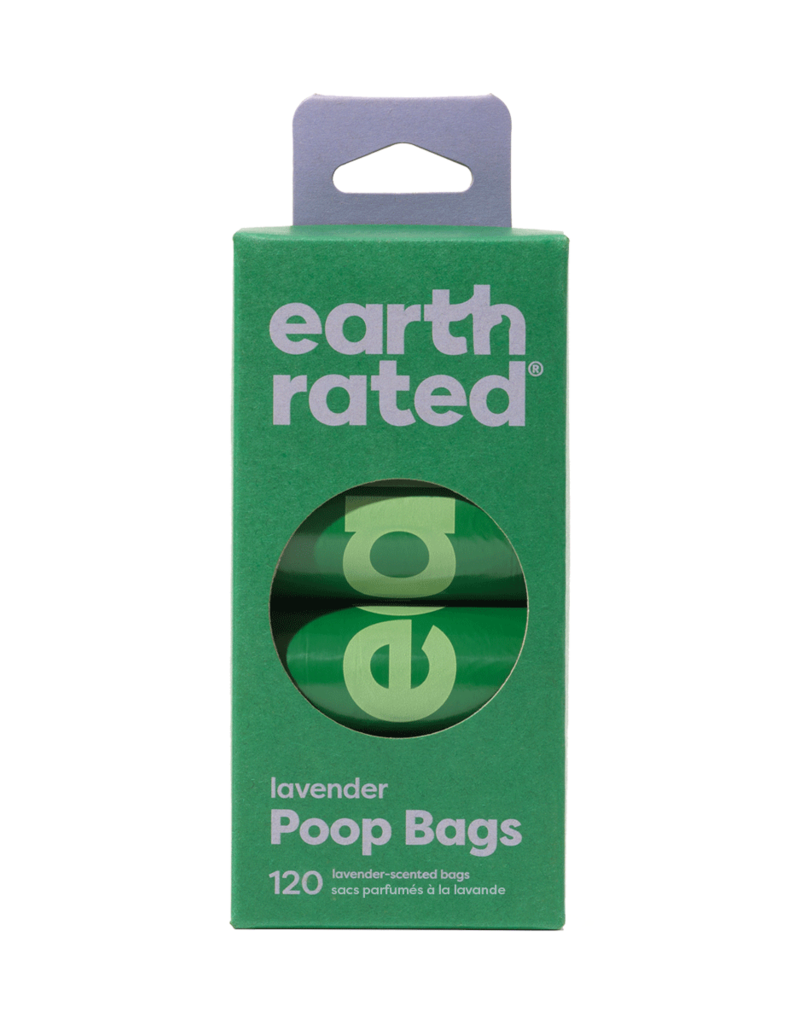 Earth Rated Poop Bag Box 120ct (15 Bags x 8 Rolls)