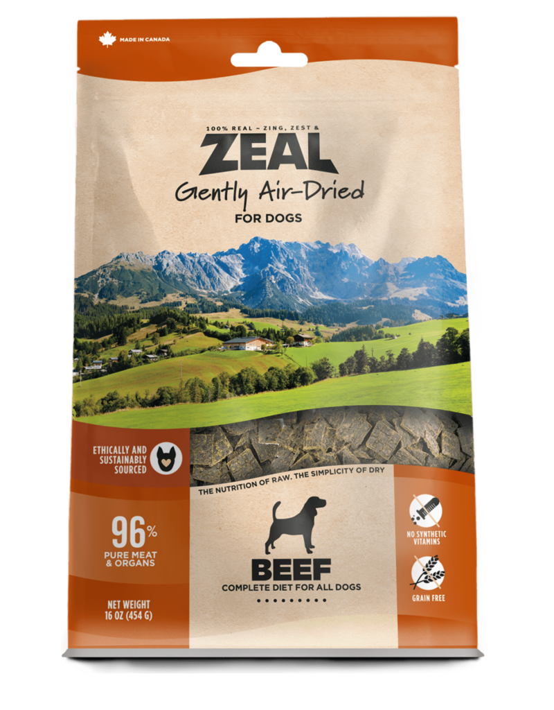 Zeal Gently Air-Dried Beef Dog