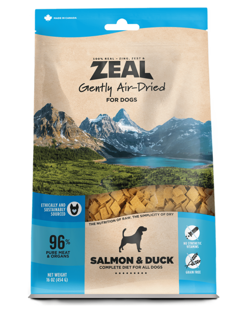 Zeal Gently Air-Dried Salmon & Duck Dog