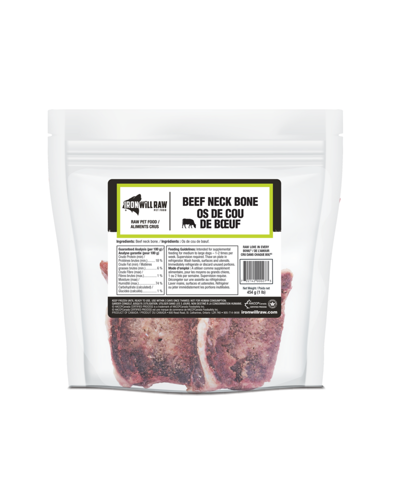 Iron Will IWR Beef Neck Bone 1lb