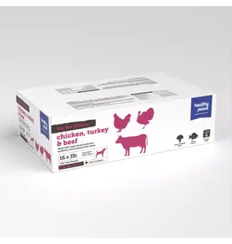 Healthy Paws Big Box Dinner Chicken, Turkey, Beef 16lb