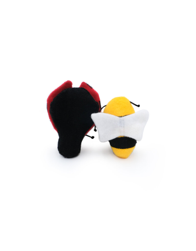 Zippy Claws Ladybug And Bee Cat Toy