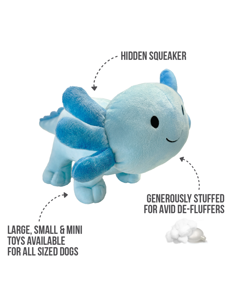 Axolotl Plushie Small 9" Dog Toy