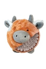 Fuzzy Wuzzy MooMoo Small 3.5" Dog Toy