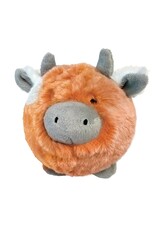 Fuzzy Wuzzy MooMoo Small 3.5" Dog Toy