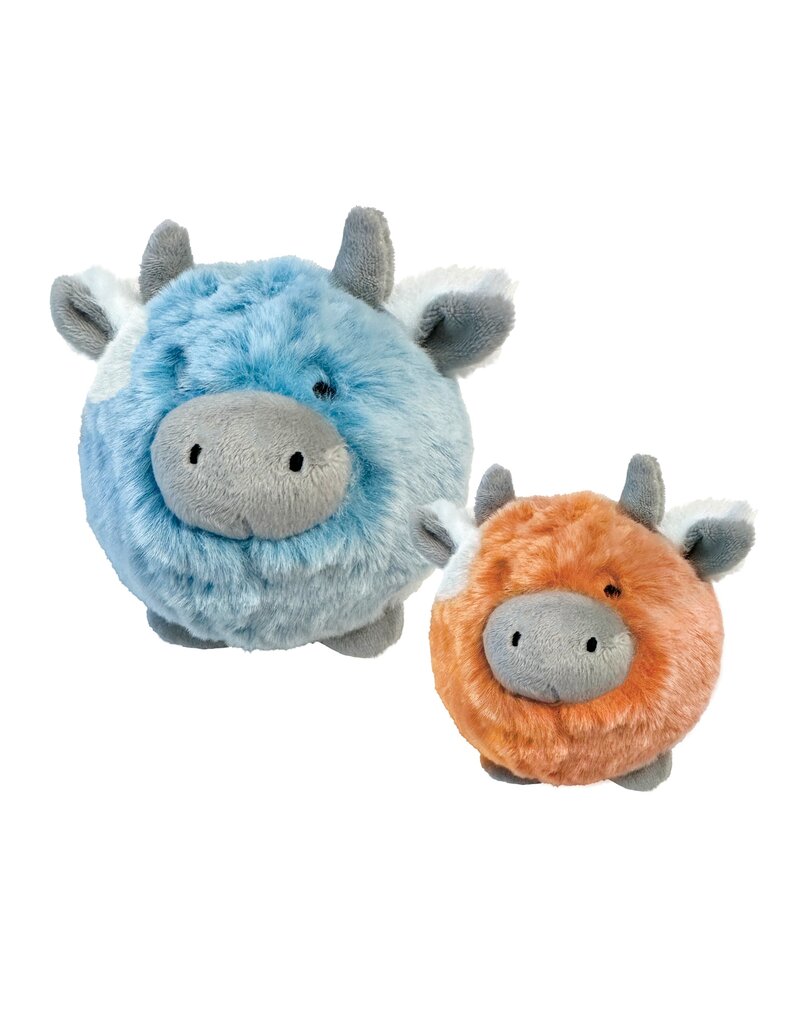 Fuzzy Wuzzy MooMoo Small 3.5" Dog Toy