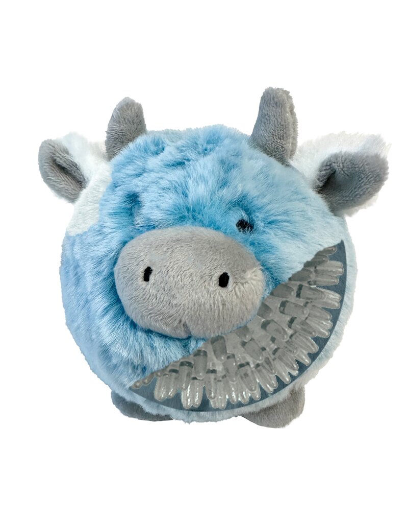 Fuzzy Wuzzy MooMoo Large 4.5" Dog Toy