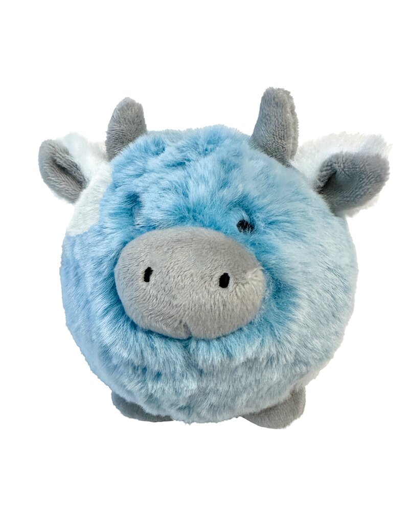 Fuzzy Wuzzy MooMoo Large 4.5" Dog Toy