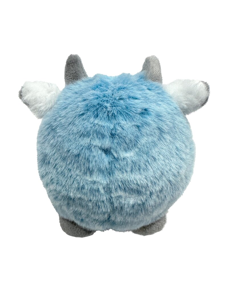 Fuzzy Wuzzy MooMoo Large 4.5" Dog Toy