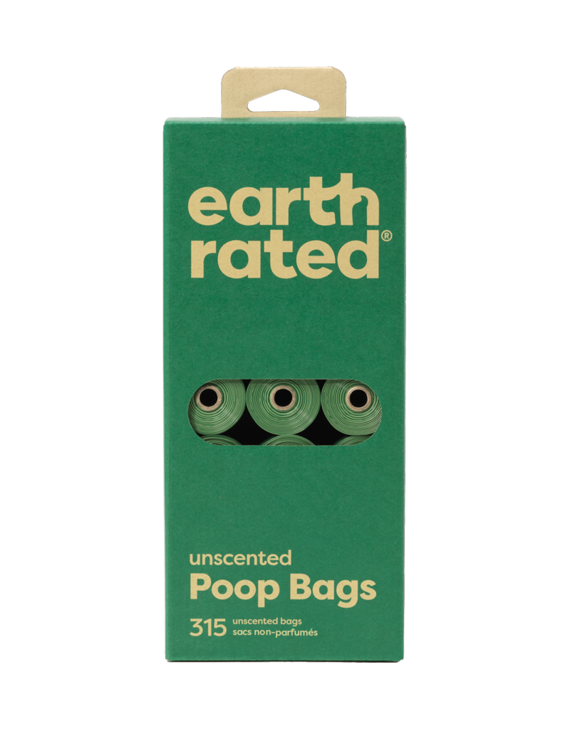 Earth Rated Poop Bag Box 315CT (15 bags x 21 Rolls)