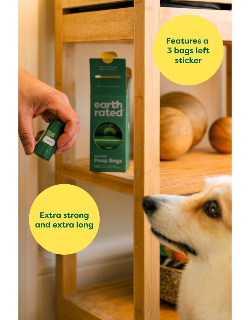 Earth Rated Poop Bag Box 315CT (15 bags x 21 Rolls)