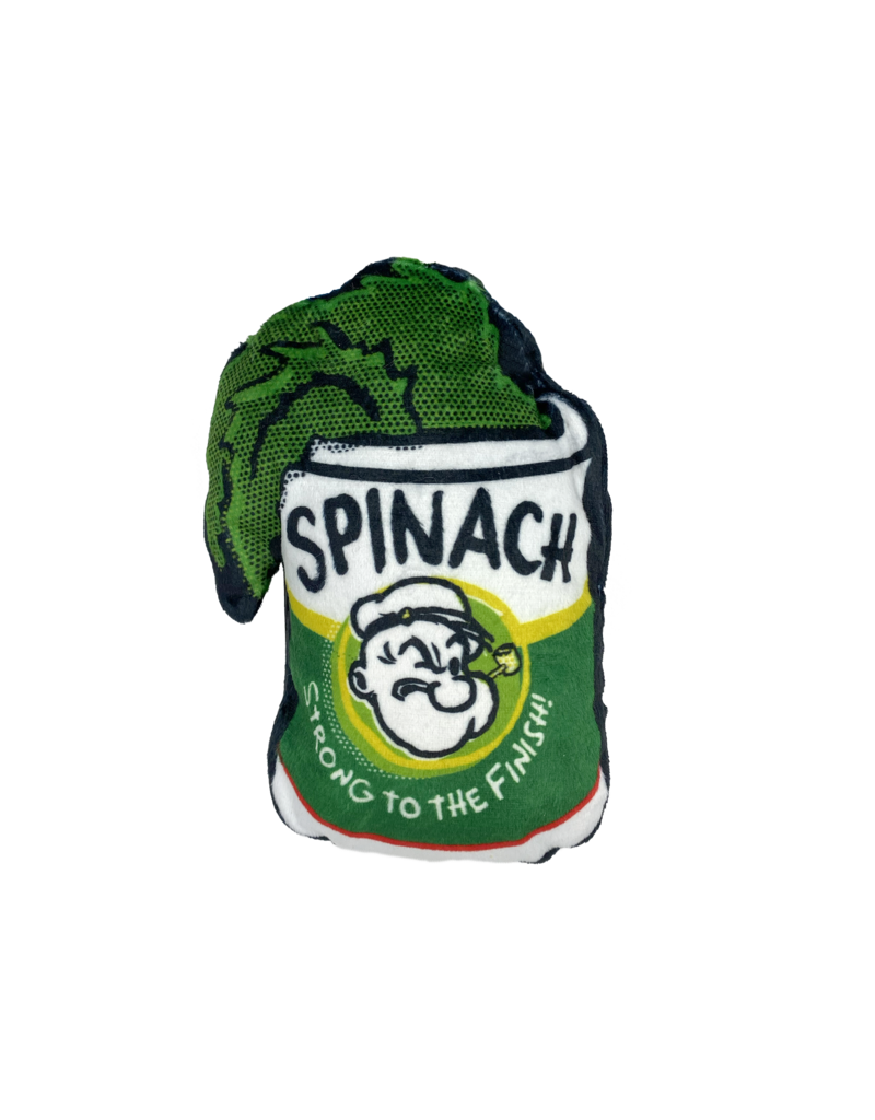 Multipet Popeye Spinach Can 6" Dog Toy