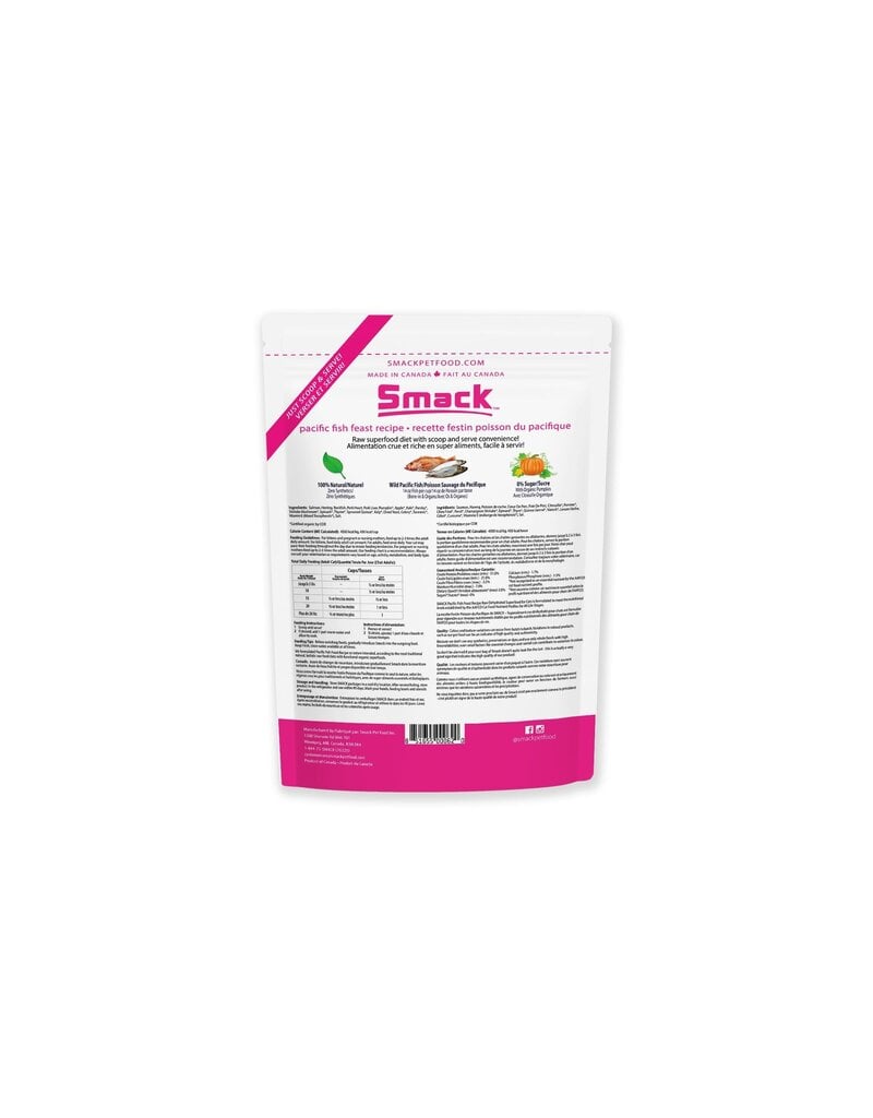 Smack Pet Food Cat Pacific Fish Feast Dehydrated Raw 210g