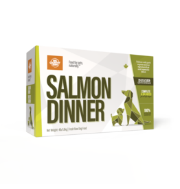 Big Country Raw Salmon Dinner 4 lb Carton (4 x 1 lb)