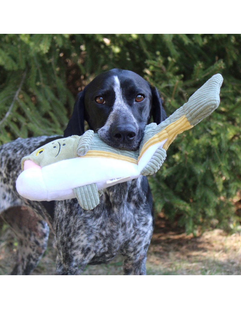 Tall Tails Animated Plush Big Fish 14" Dog Toy