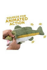 Tall Tails Animated Plush Big Fish 14" Dog Toy