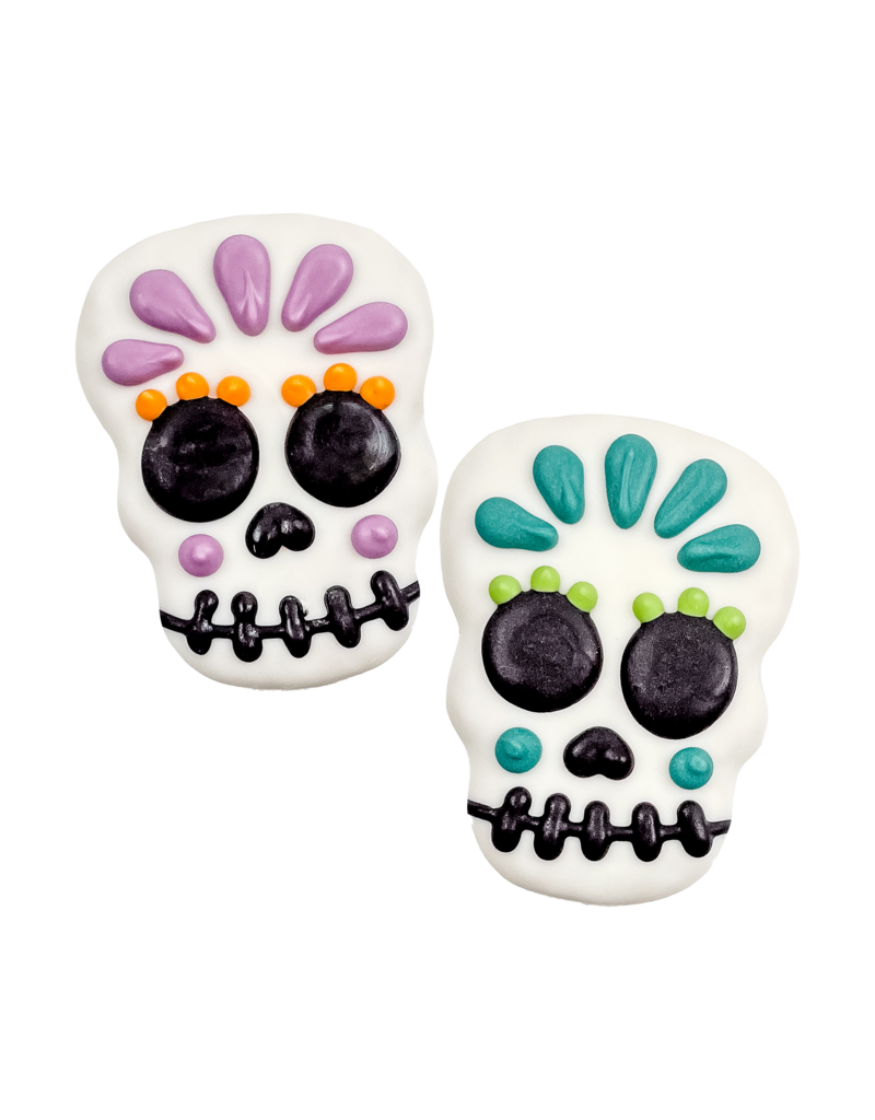 Sweet and Spooky Skull Cookie