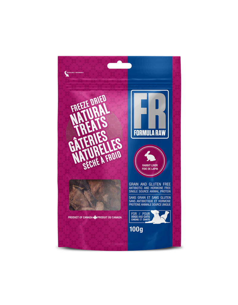 Formula Raw Freeze Dried Rabbit Liver 100g
