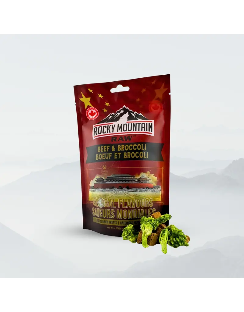 Rocky Mountain Raw Global Flavours Beef & Broccoli Treats 65g