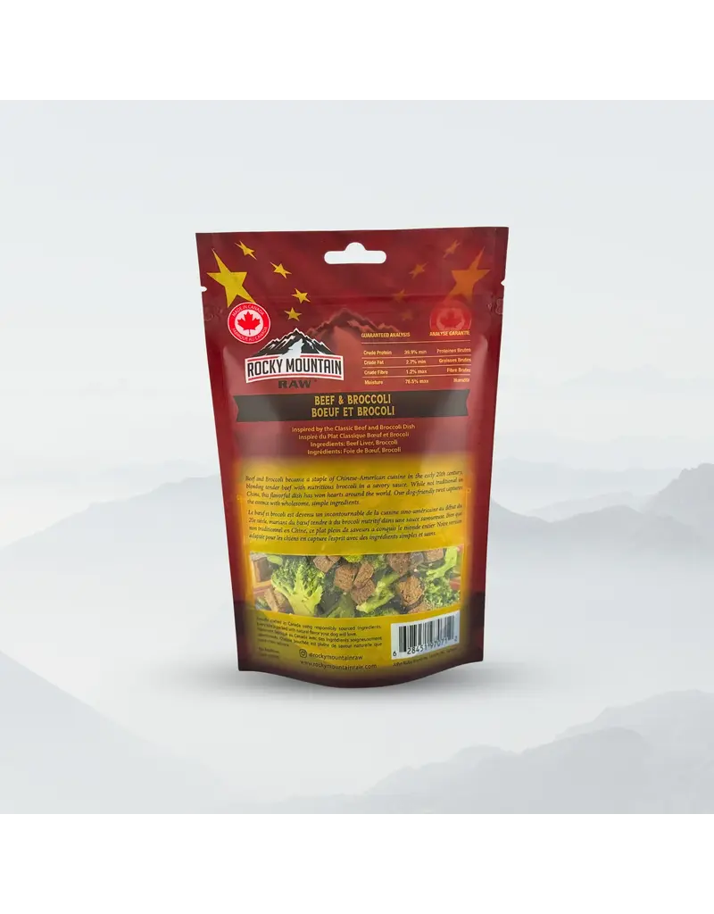 Rocky Mountain Raw Global Flavours Beef & Broccoli Treats 65g
