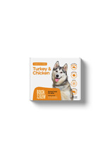 Back2Raw Complete Turkey Blend & Chicken Blend 12 lb Box (12 x 1 lb)