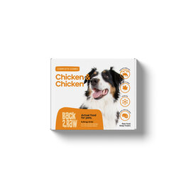 Back2Raw Chicken Recipe & Chicken Blend 12 lb Box (12 x 1 lb)