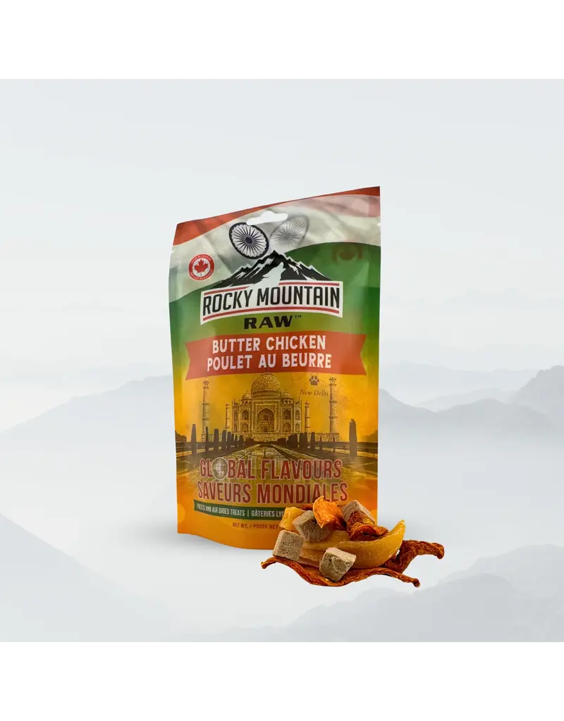 Rocky Mountain Raw Global Flavours Butter Chicken Treats 120g