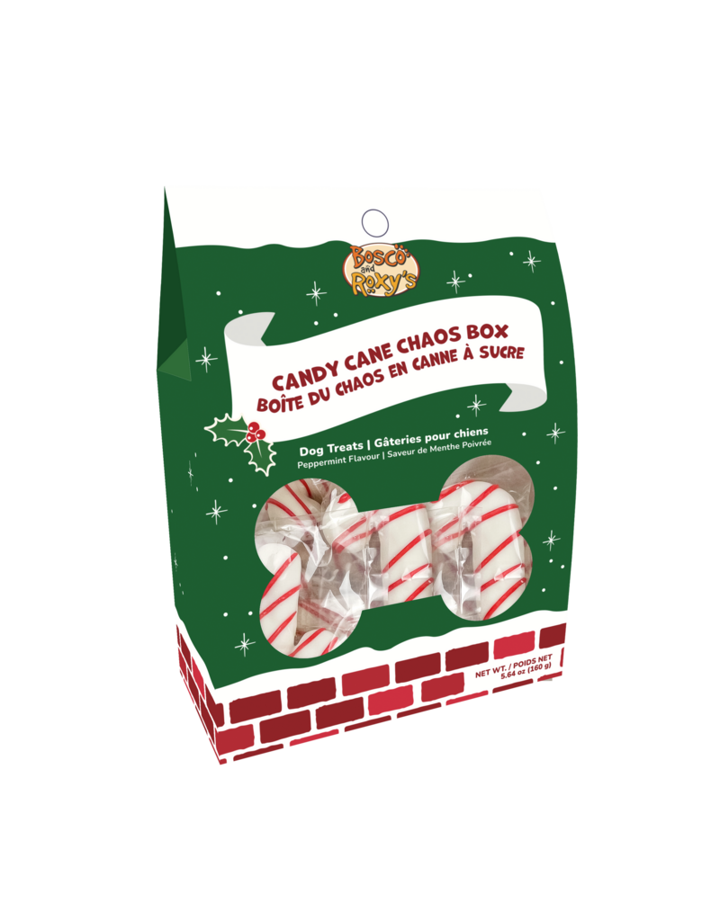 Candy Cane Cookie Box