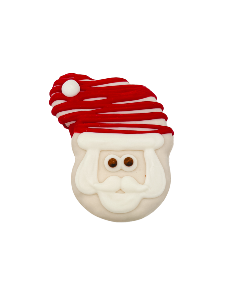 Sleigh-ing It Santa Cookie