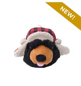 Tall Tails Bear Head 2-in-1 Dog Toy