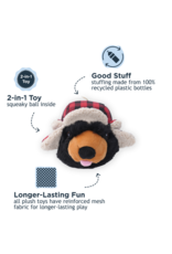 Tall Tails Bear Head 2-in-1 Dog Toy