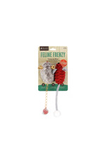 Feline Frenzy Twice As Mice 2pk Cat Toy