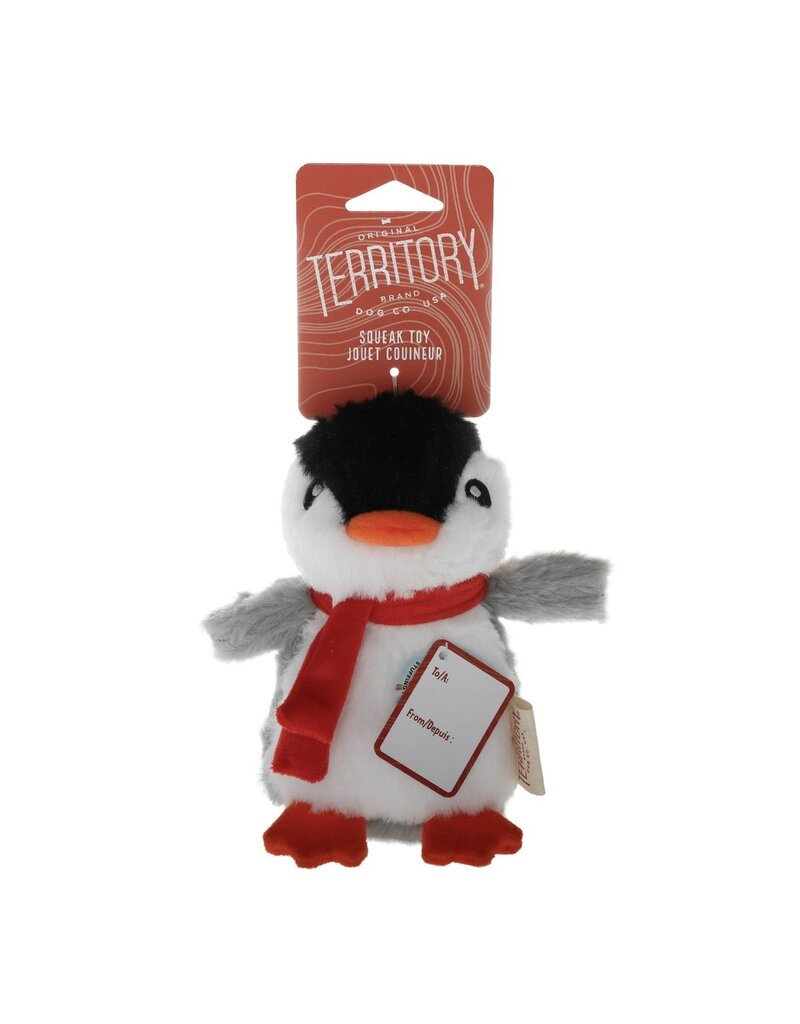 Original Territory Plush Penguin With Squeaker Toy