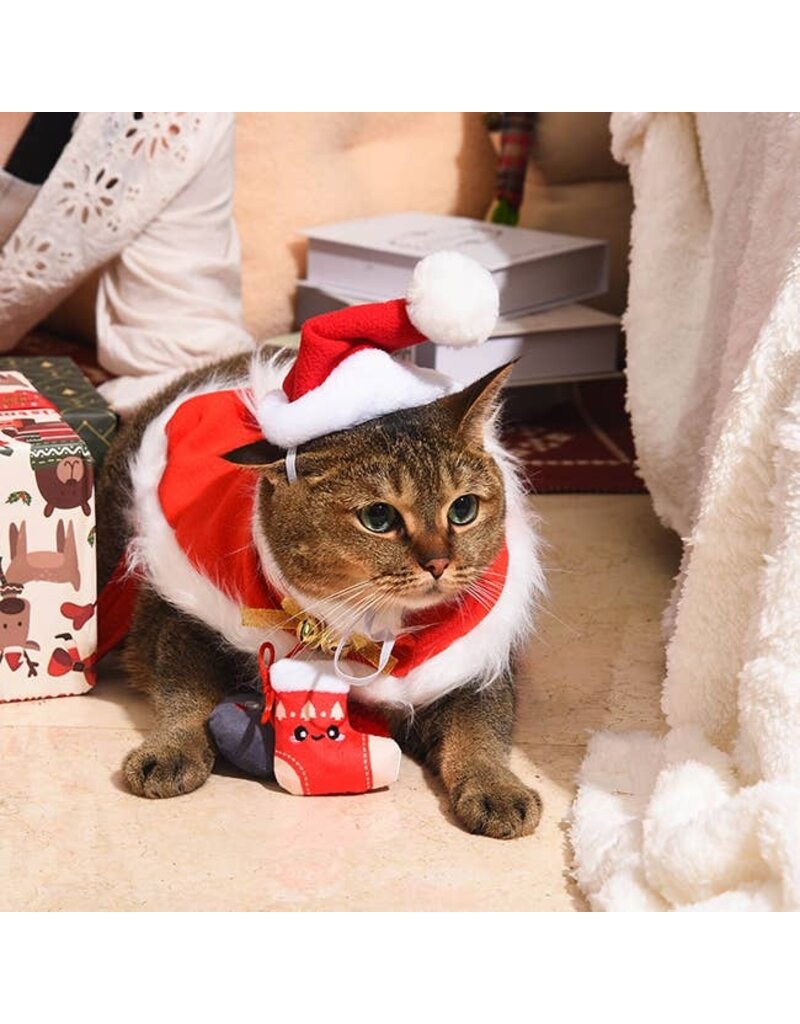 HUG SMART Meow Buddies Holiday Lump Of Coal Cat Toy - 3 Pack