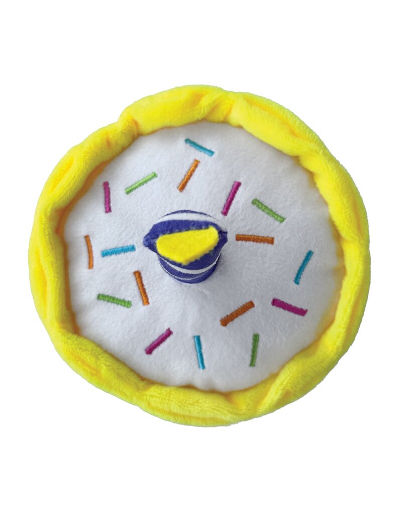 Birthday Cake White Dog Toy
