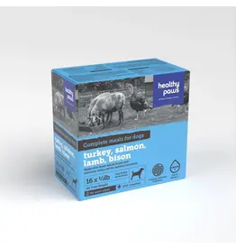 Healthy Paws Turkey Lamb Salmon Bison 8lb (16 x 8oz)
