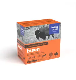 Healthy Paws Canine Complete Bison Dinner 16 x 8oz