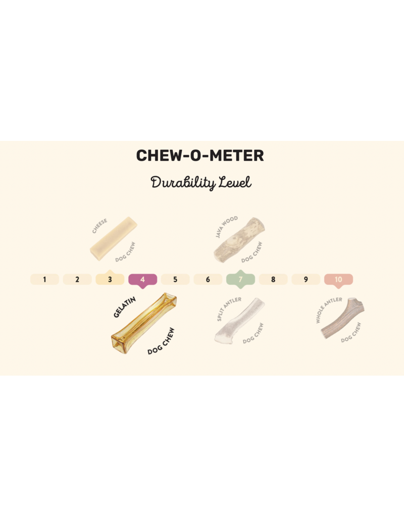 Jawgler Bacon Maple Gelatin Dog Chew