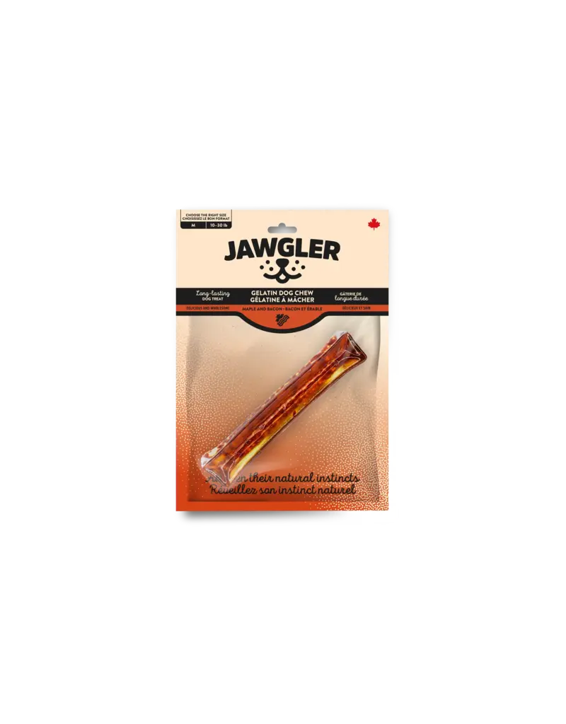 Jawgler Bacon Maple Gelatin Dog Chew