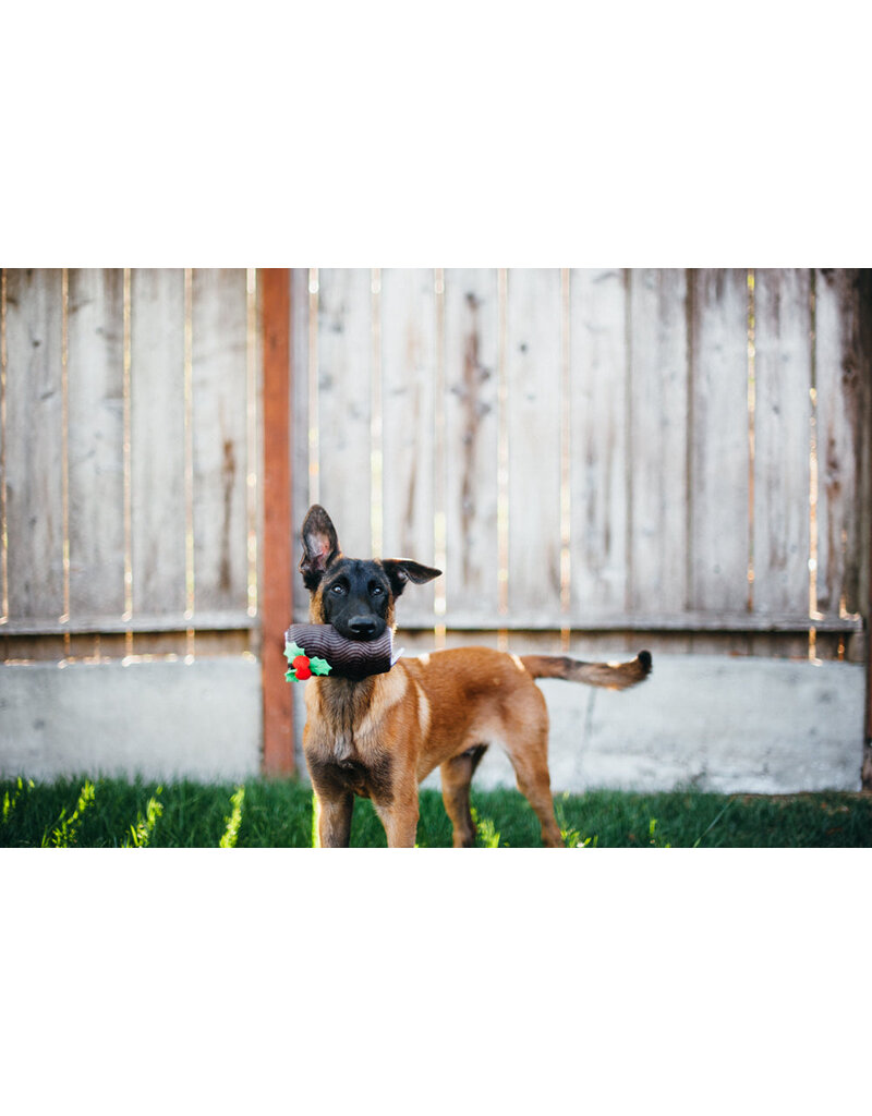 Yule Log Plush Dog Toy