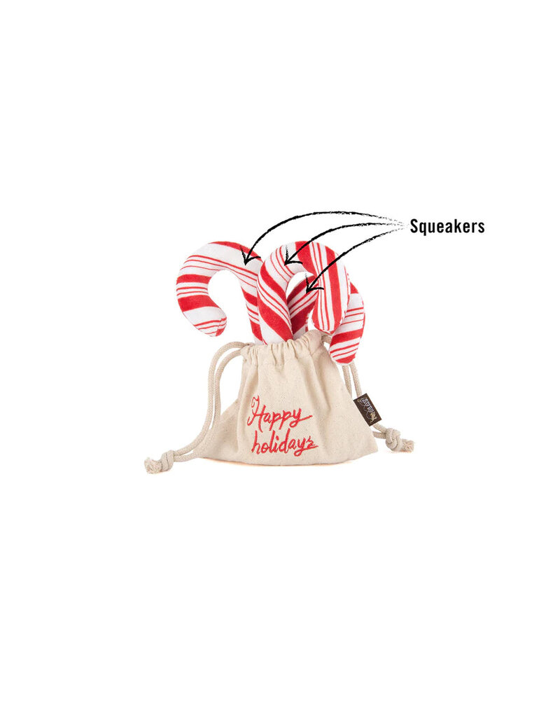 Candy Canes 3 Pack Dog Toy
