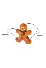 Gingerbread Man Plush Dog Toy